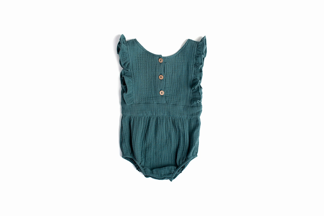 Flutter Ruffle Cotton Romper