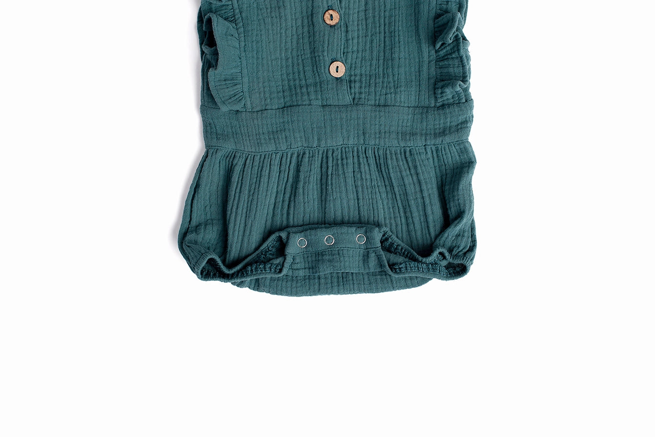 Flutter Ruffle Cotton Romper
