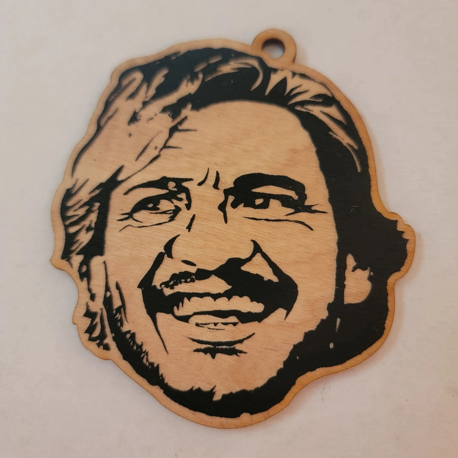 Pedro Pascal Wooden Ornament