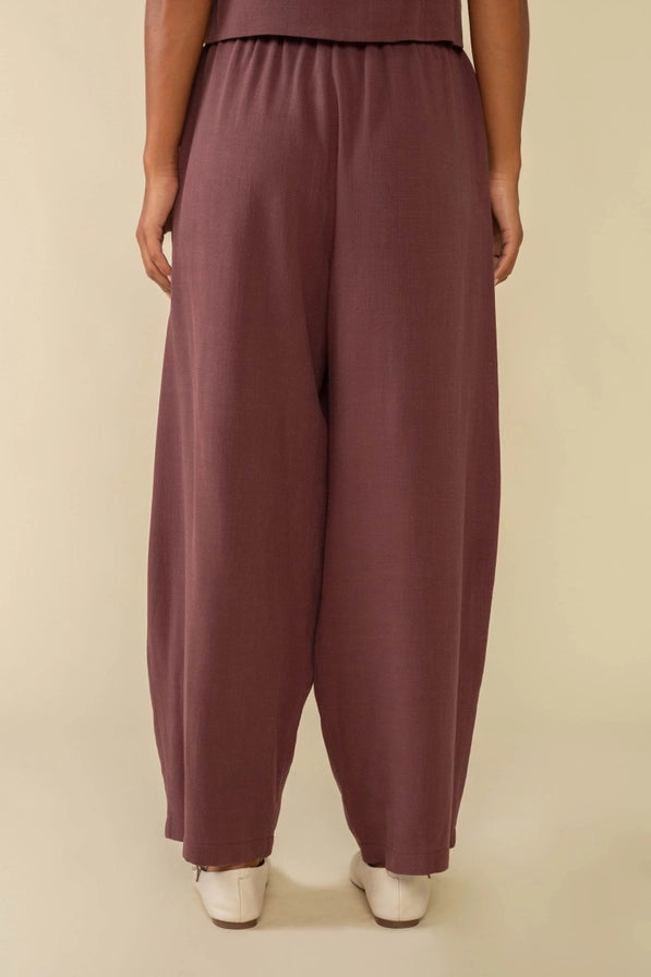 Denim Lantern Pant | Mid Rise Barrel