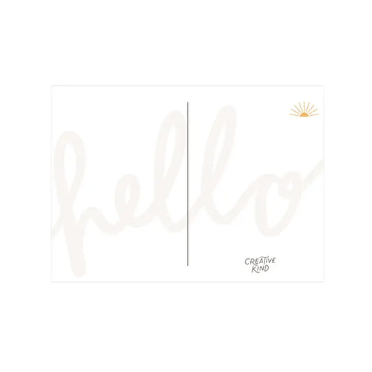 Saguaro Silhouettes Post Card