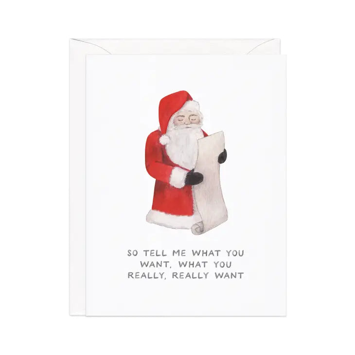 Spice Girls Santa Card