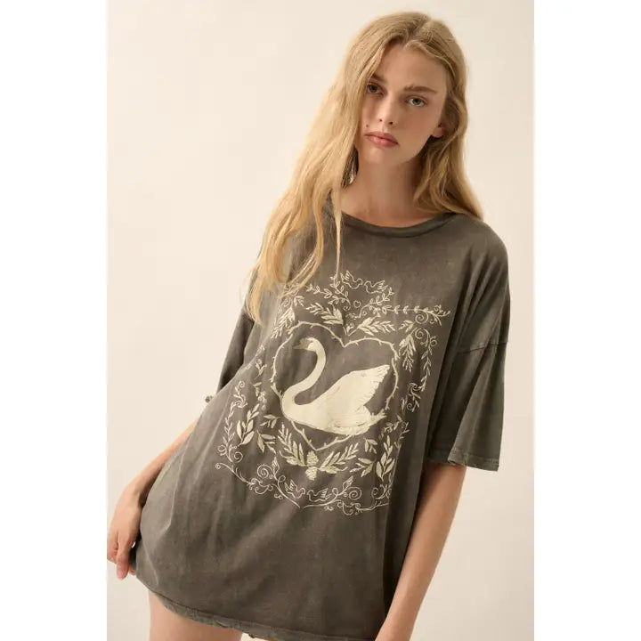 Swan Vintage Graphic Tee