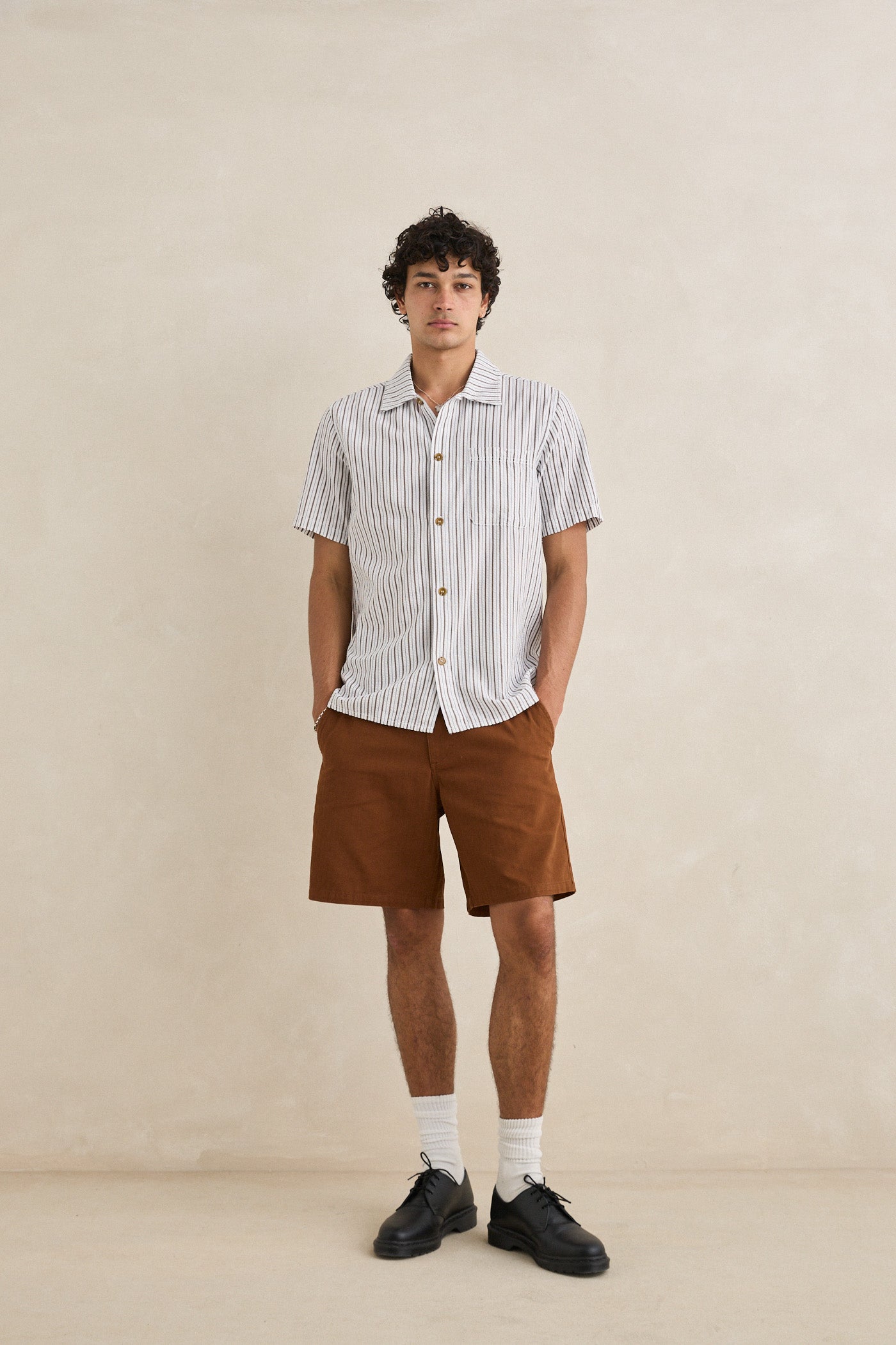 Seersucker Stripe SS Shirt