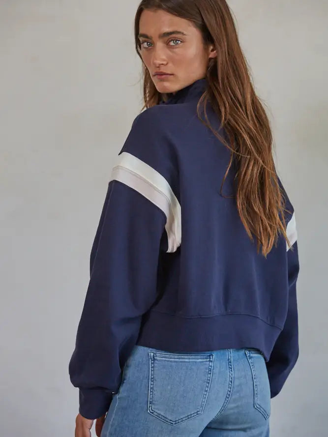 Half Zip Pullover Top