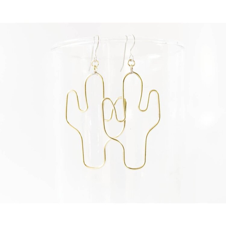 Cactus Dangle Earrings