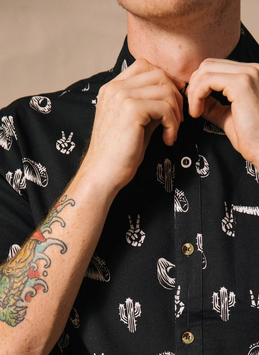 No Problemo Mens Button Up