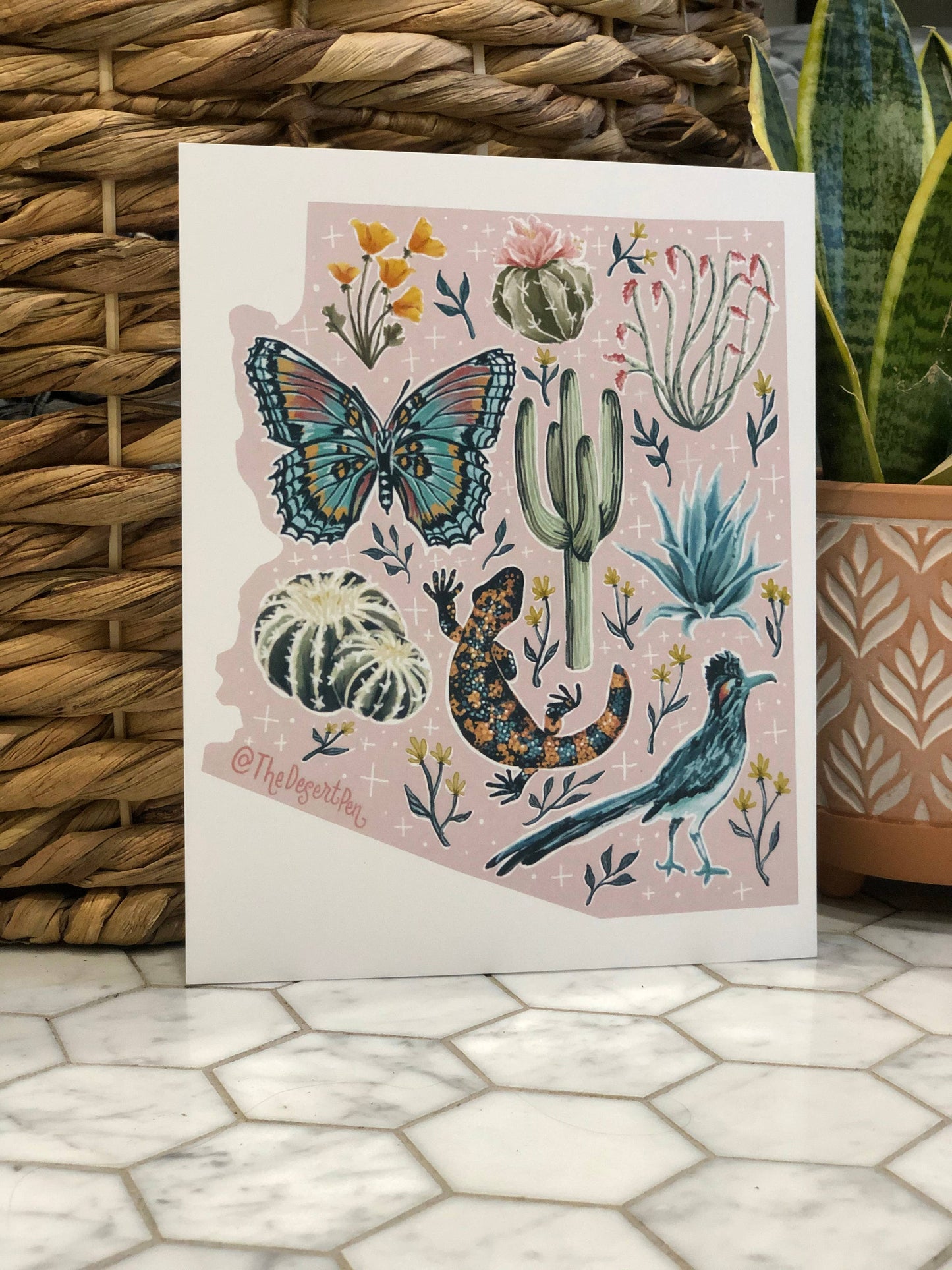 Arizona Blush Print