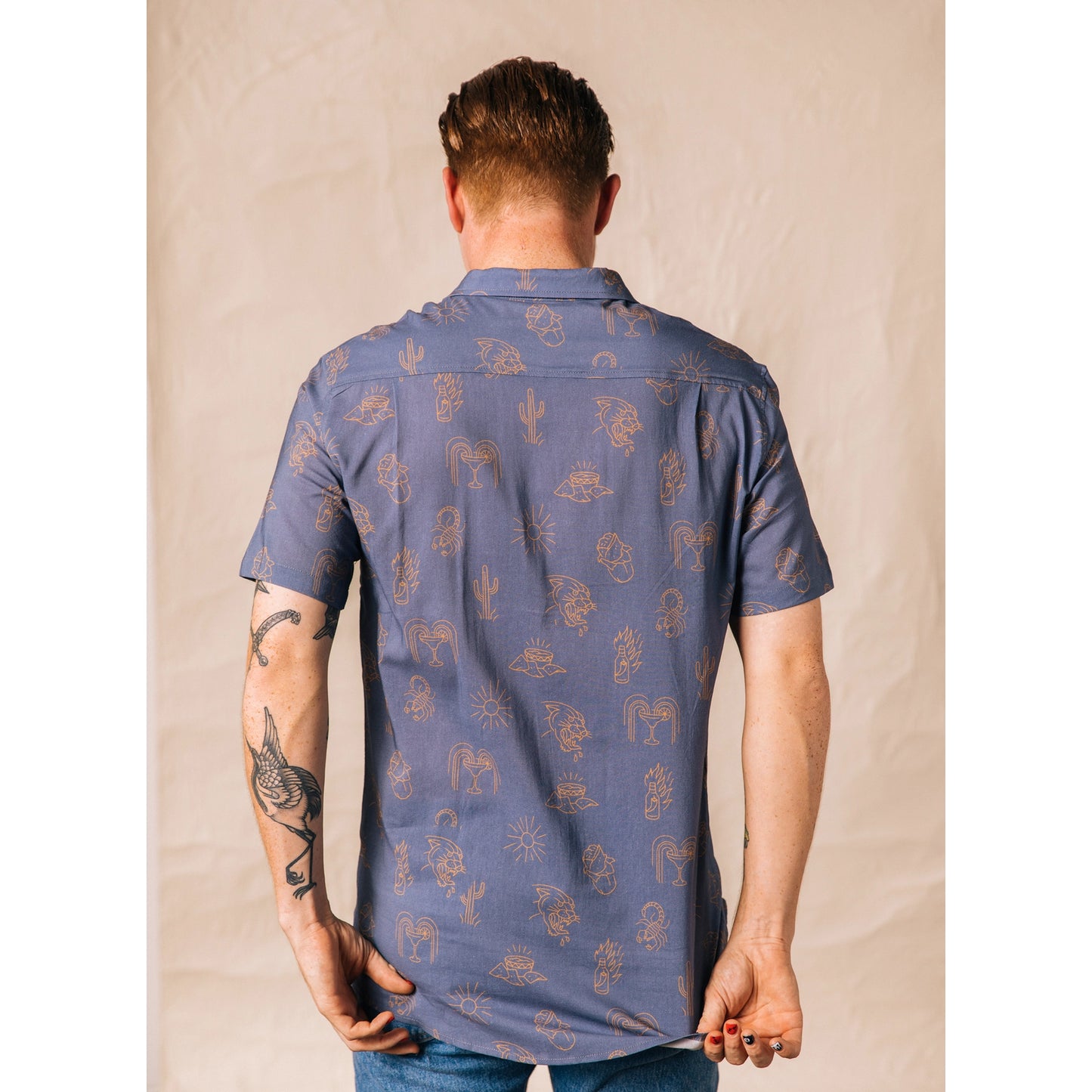 Adios Burrito Mens Button Up