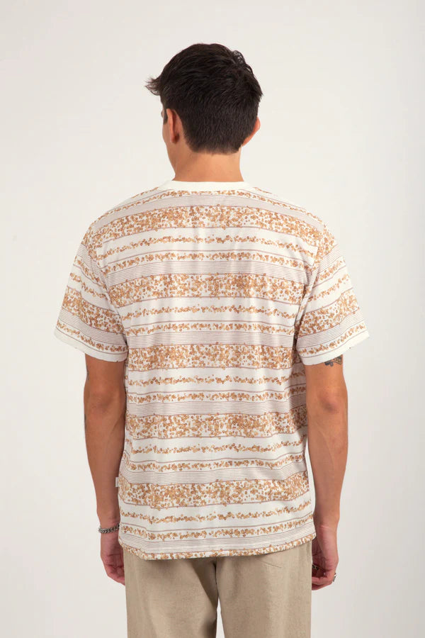 Isle Floral Vintage Stripe Ss T-Shirt