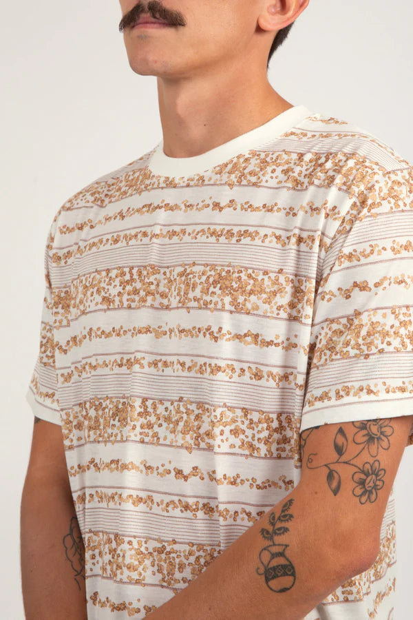 Isle Floral Vintage Stripe Ss T-Shirt