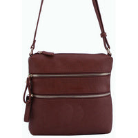 Multi Zip Pocket Crossbody Bag