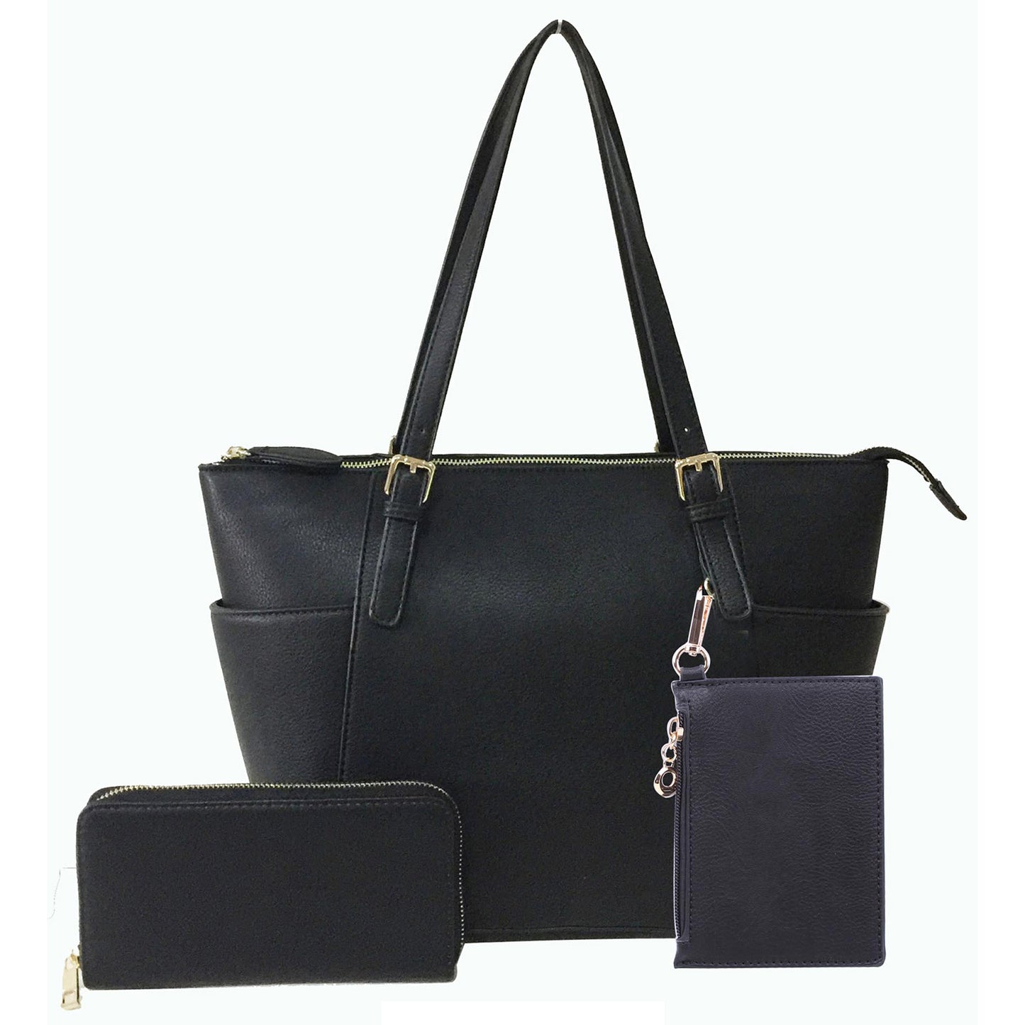 Pocket Leather Tote