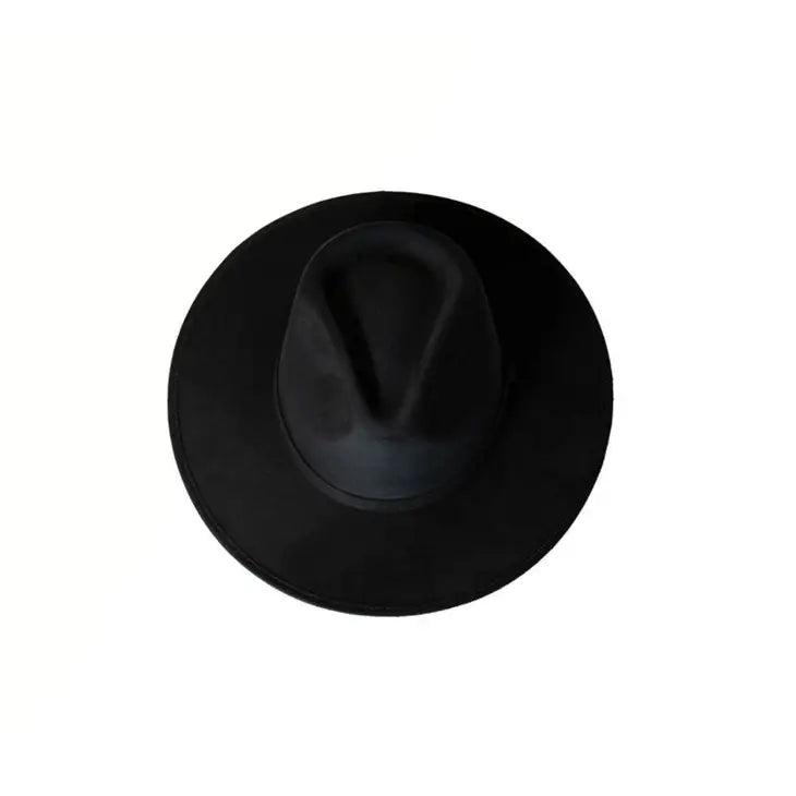 Vegan Suede Rancher Hat - Medium