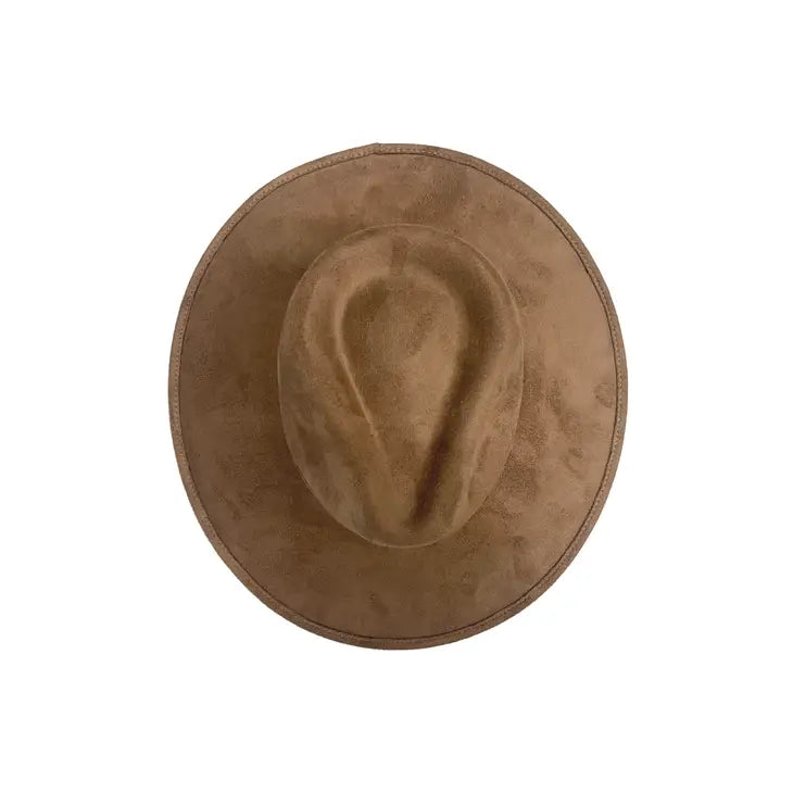 Vegan Suede Rancher Hat - Medium