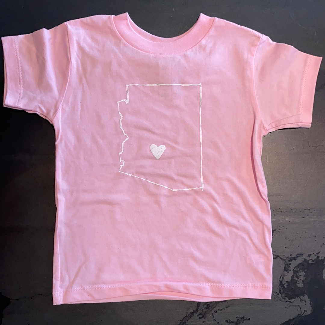 Arizona Love Toddler Tee - baby pink