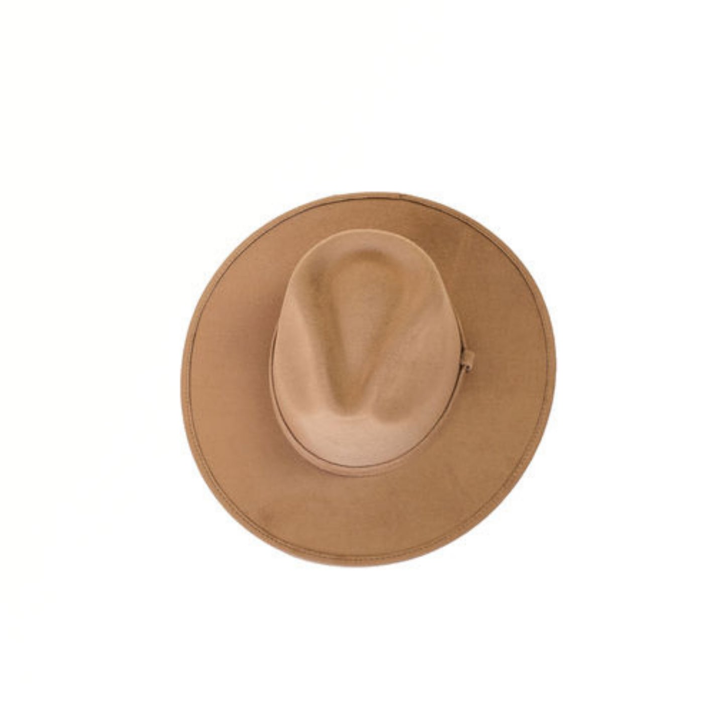 Vegan Suede Rancher Hat - Medium