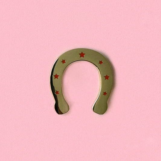 Horseshoe Enamel Pin