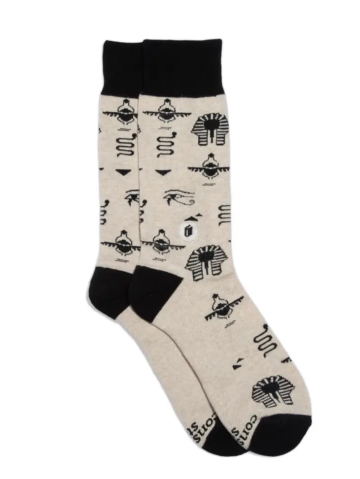 Socks That Give Books (Ivory Hieroglyphics)
