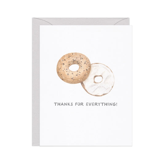 Thanks for Everything Bagel Card