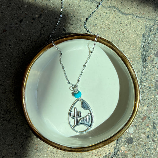 Desert Teardrop Necklace