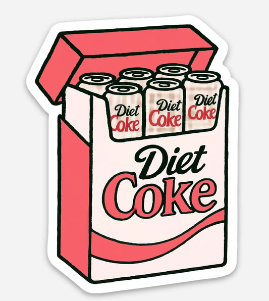 Diet Coke Pack Sticker