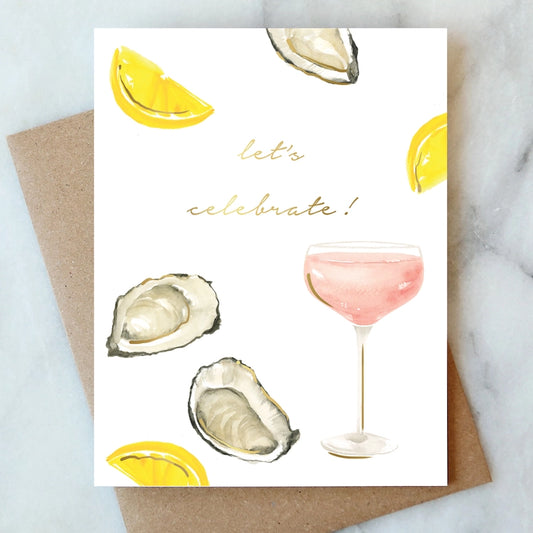 Oysters and Rosé Card