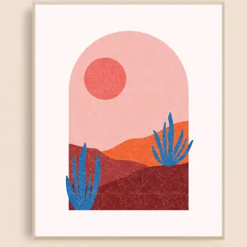 Arch Sunset Art Print