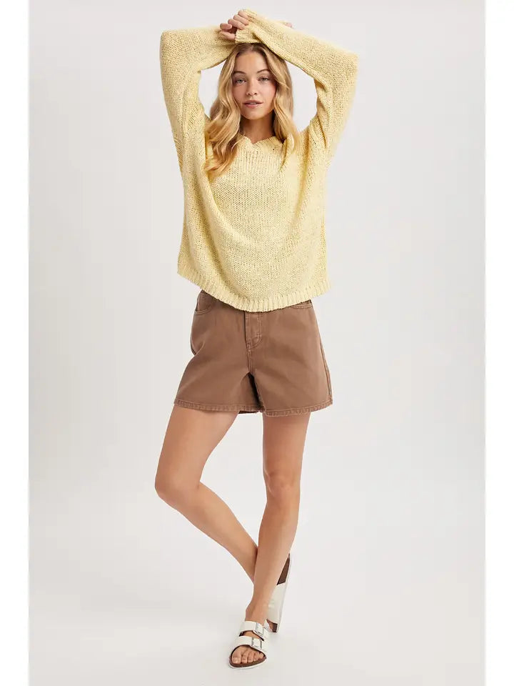 Classic Cotton Denim Shorts