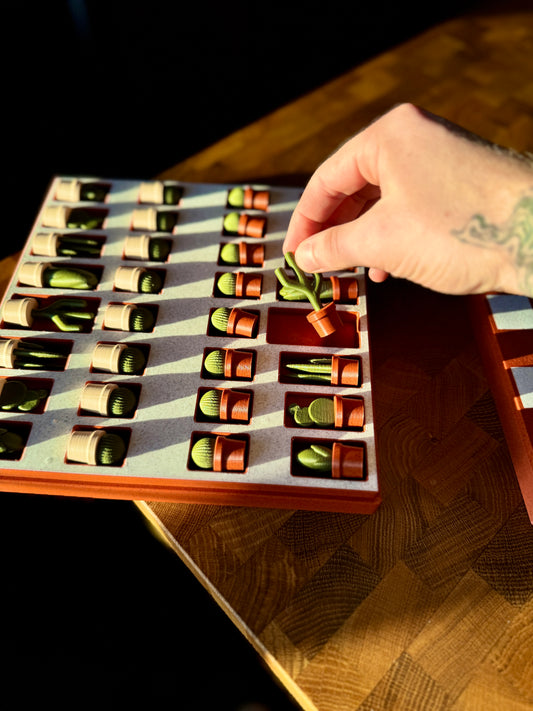 Cacti Travel Chess Board