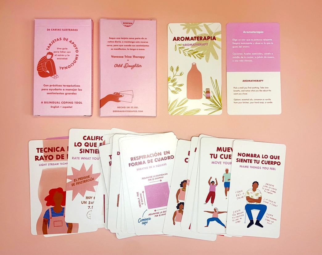 Spanish Support Deck (Bilingual) - Illustrated Cards