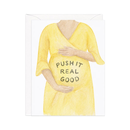 Push It Pregnancy Card