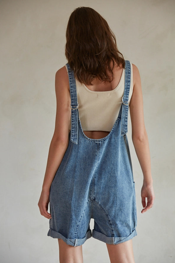 Maxwell Denim Romper