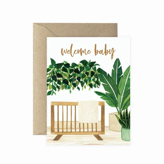 Welcome Baby Nursery Card
