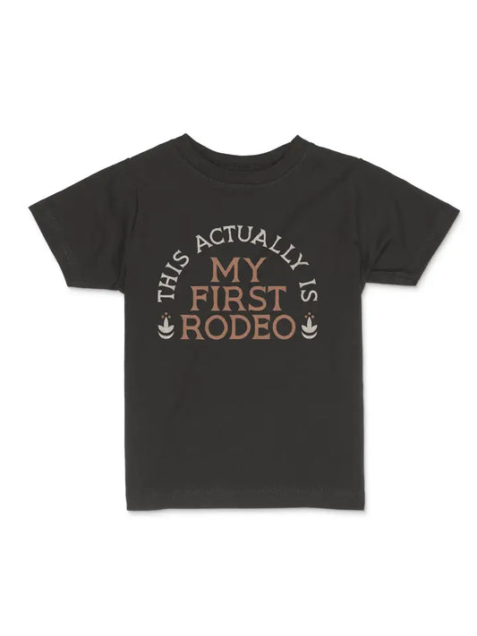 Actually My First Rodeo Kids Tee