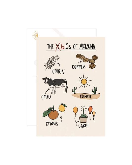 Arizona Cake Post Card