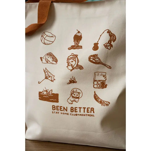 Been Better Icons Big Zip Tote