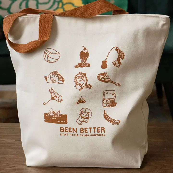 Been Better Icons Big Zip Tote
