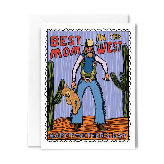 Best in the West Mother's Day Card