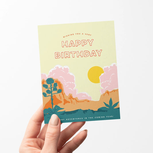 Big Bend Birthday Adventure Greeting Card