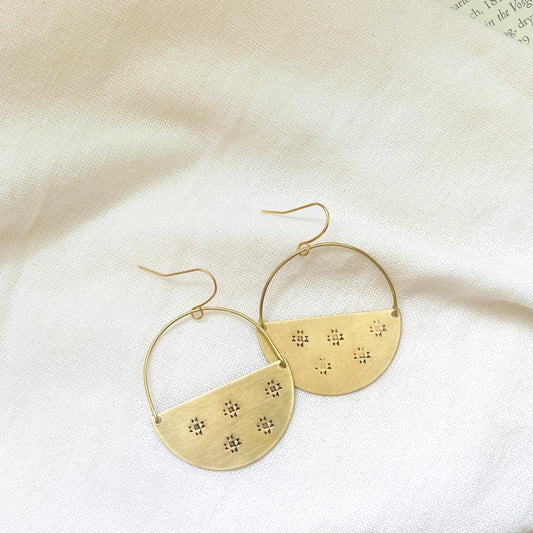 Big Quilt Earrings