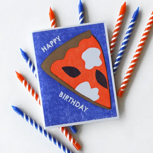 Birthday Pizza Greeting Card