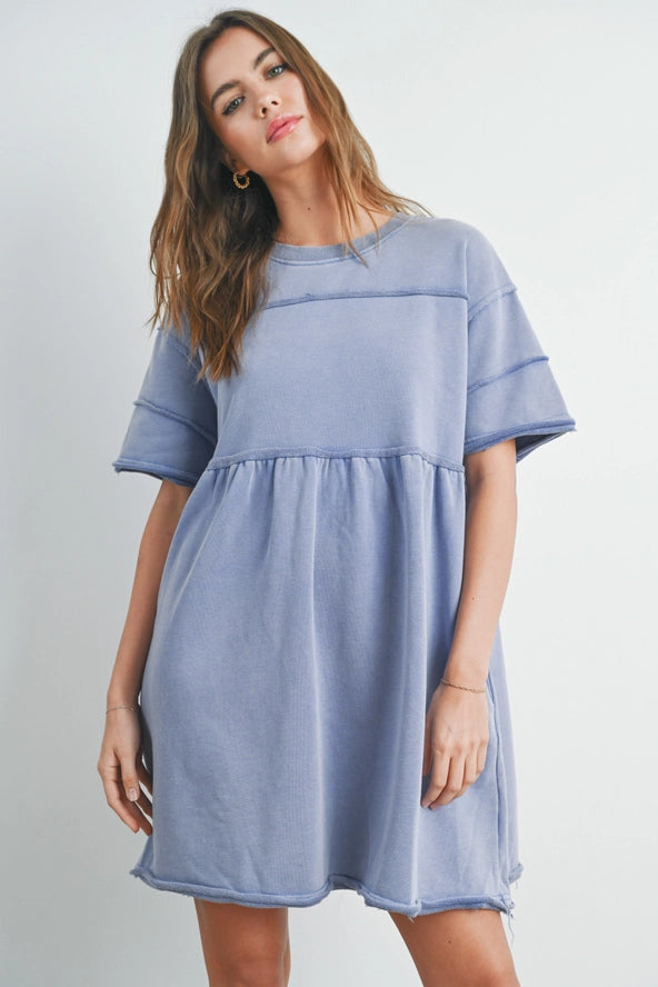 Blueberry Short Sleeve Dress