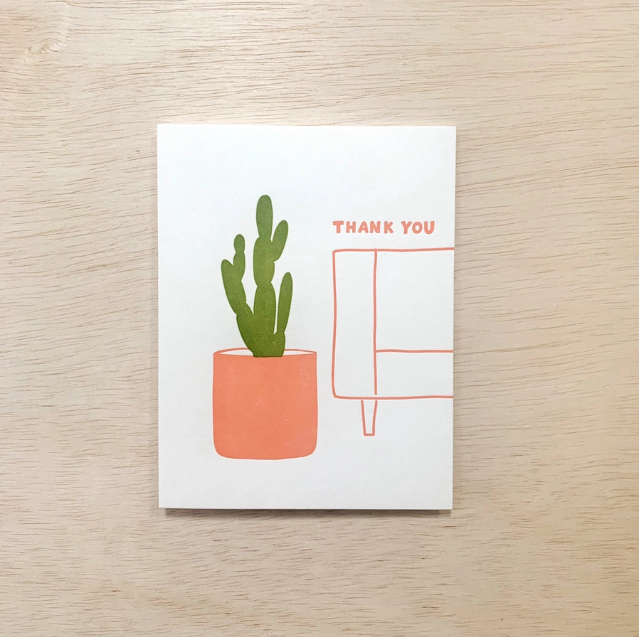 Cactus - Thank You Card