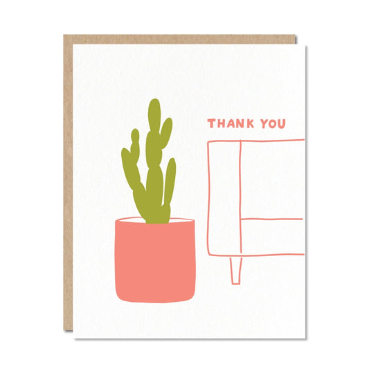 Cactus - Thank You Card