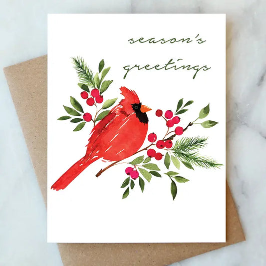 Cardinal Holiday Greeting Card