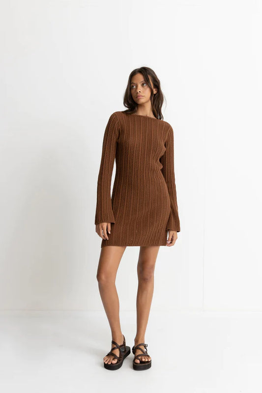 Charlize Long Sleeve Knit Dress