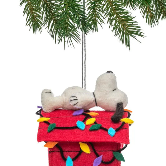 Christmas Snoopy Ornament