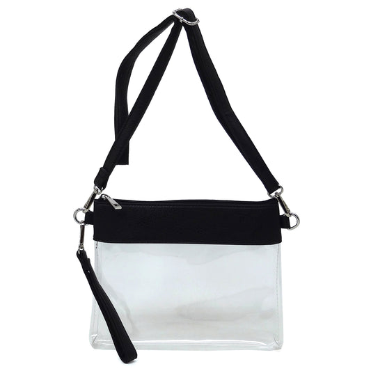 Clear Clutch Crossbody Bag, More Colors