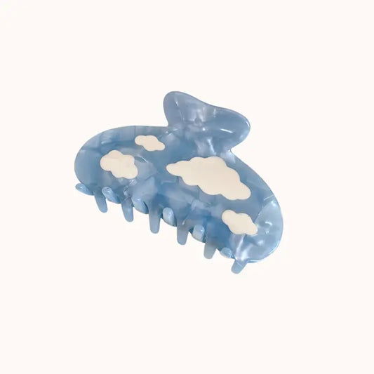 Cloud Acetate Hair Claw Clip